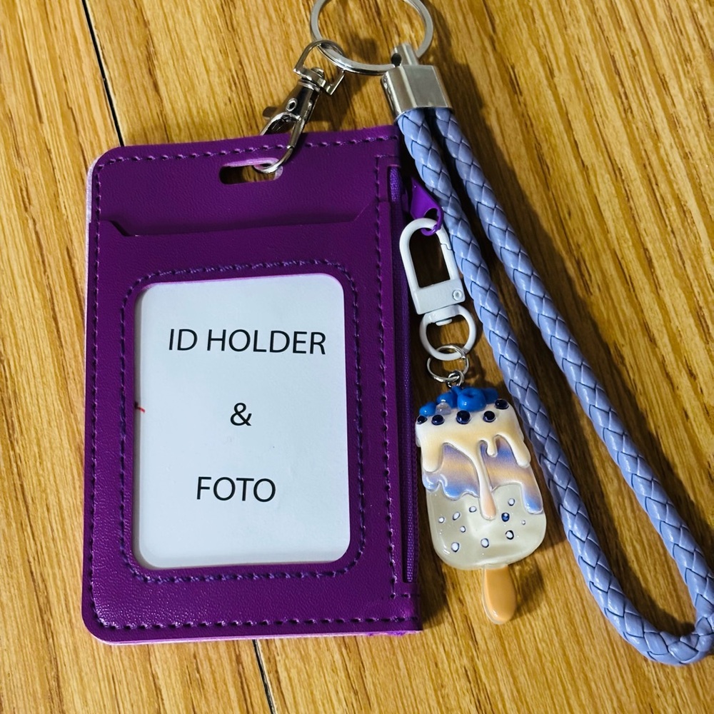 NEW  ID Holder and Ice Cream Charm